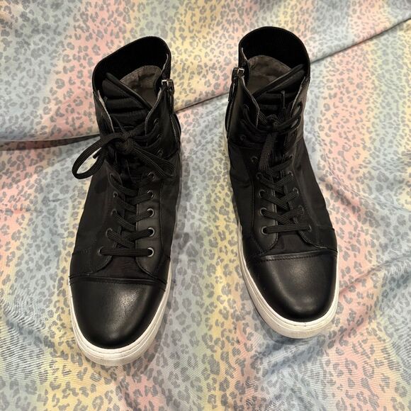 Kenneth Cole Kan High Top Sneaker – Black – Men's Size 9.5 US - Picture 2 of 6